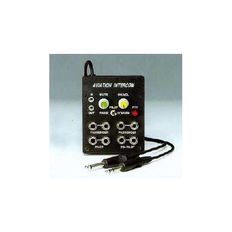 Intercom NEXUS ICOM ICA6/ connecteur ULM STANDARD JACK 6,3