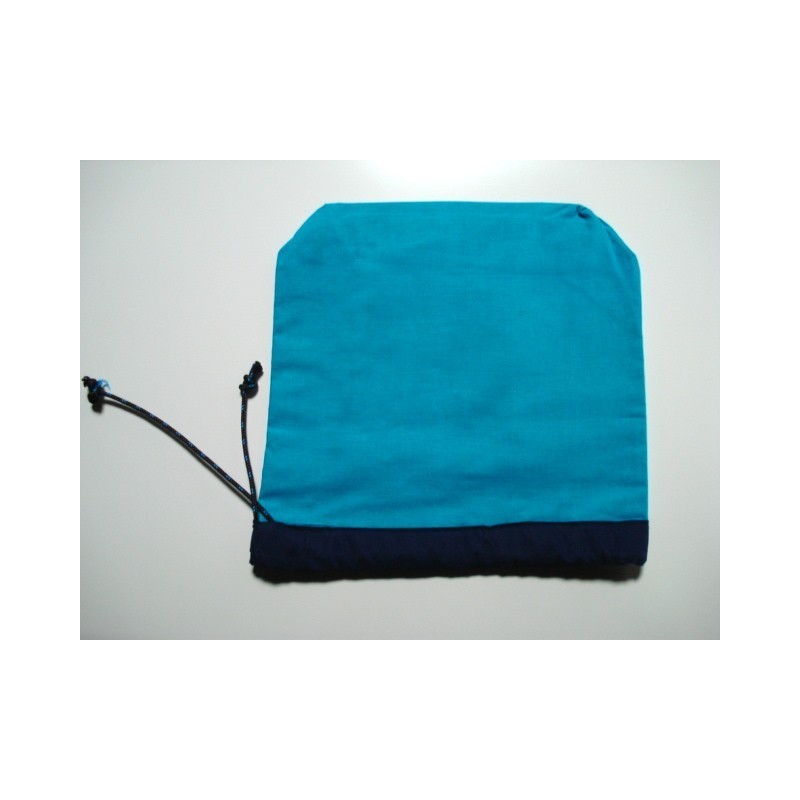 Pochette de rangement turquoise