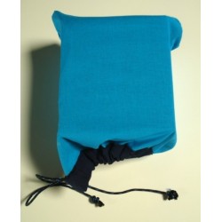 Pochette de rangement turquoise