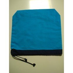 Pochette de rangement turquoise