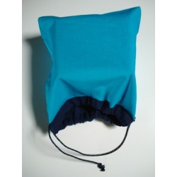 Pochette de rangement turquoise