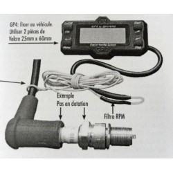 Digital Racing System POLINI (compte-tours digital avec thermocouple bougie et compte-heures). DRS