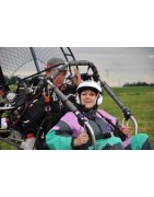 alles auf dem Paramotor oder auf dem Gleitschirm